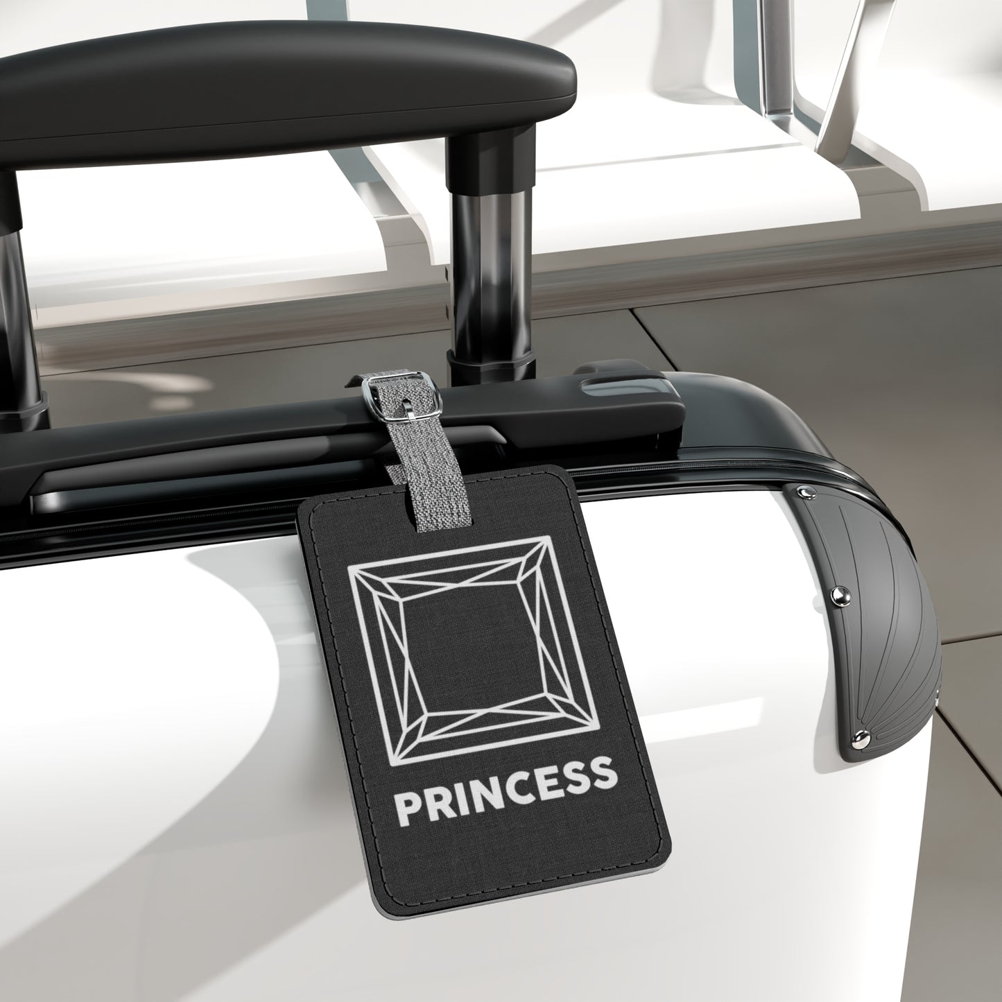 Princess Luggage Tag, Rectangle