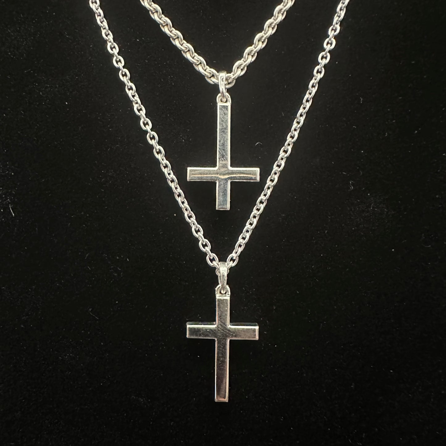 Silver Sacred/Enigmatic Cross Pendant 🕊️🔮