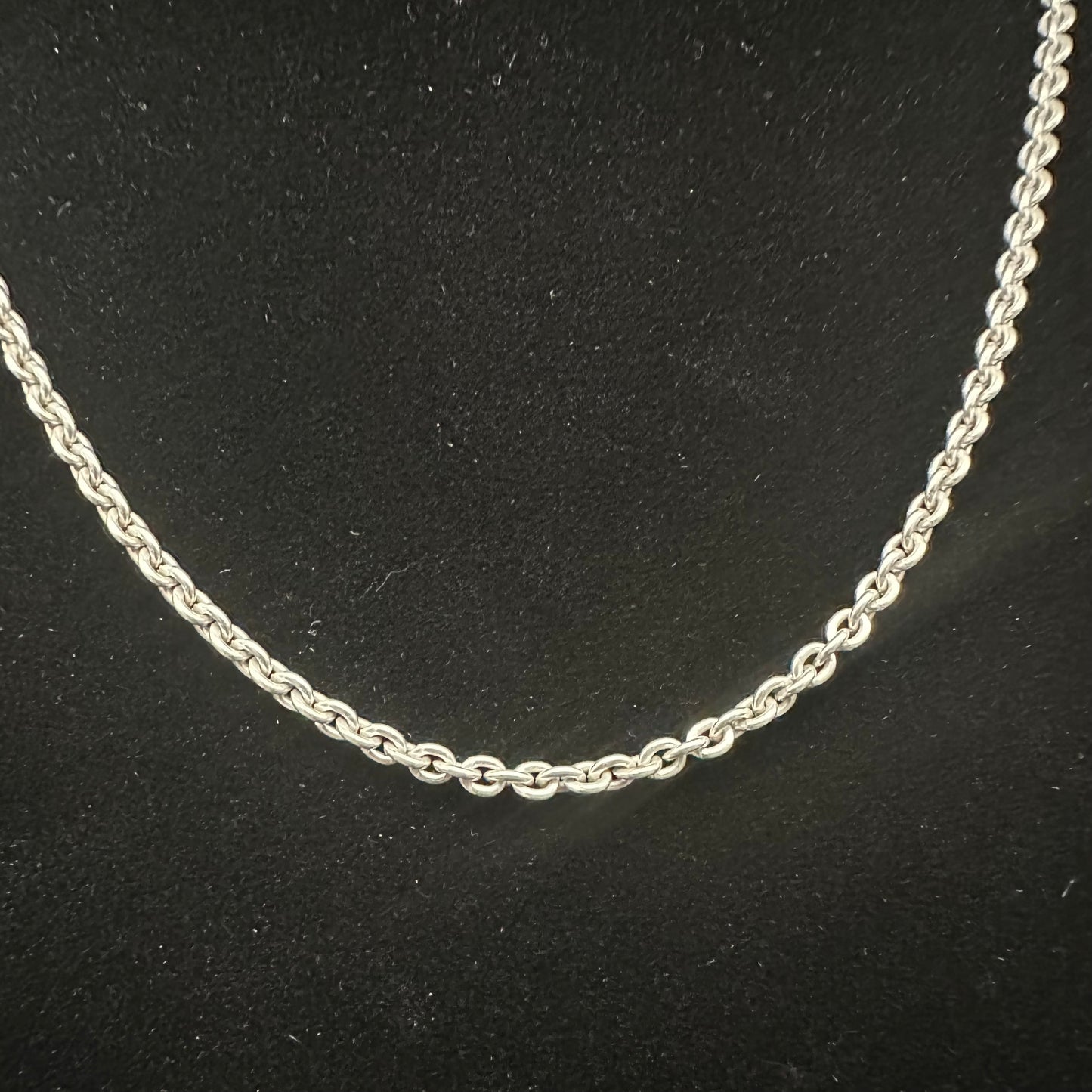 Chaîne ovale en argent sterling de 2 mm - Fabriquée en Italie